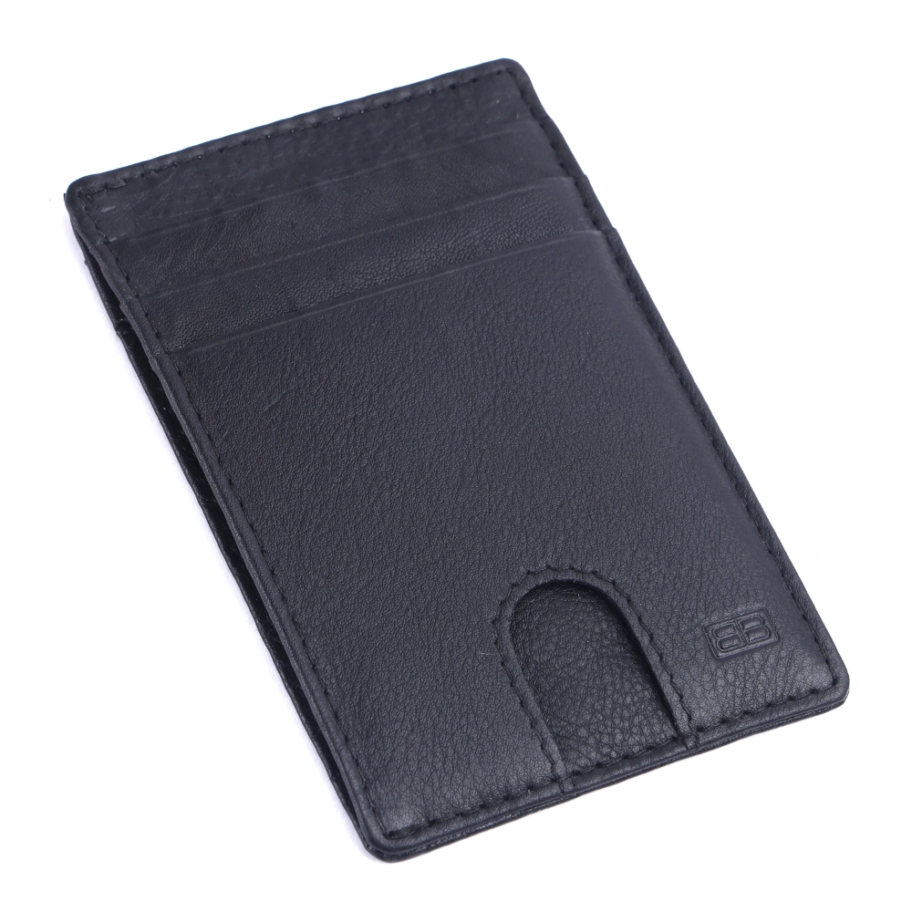Brooklyn Bridge Genuine Leather Slim Wallet for Men – RFID Blocking & Minimalist-BB-CH-788-CW-FG-NL-YS-BLACK 1